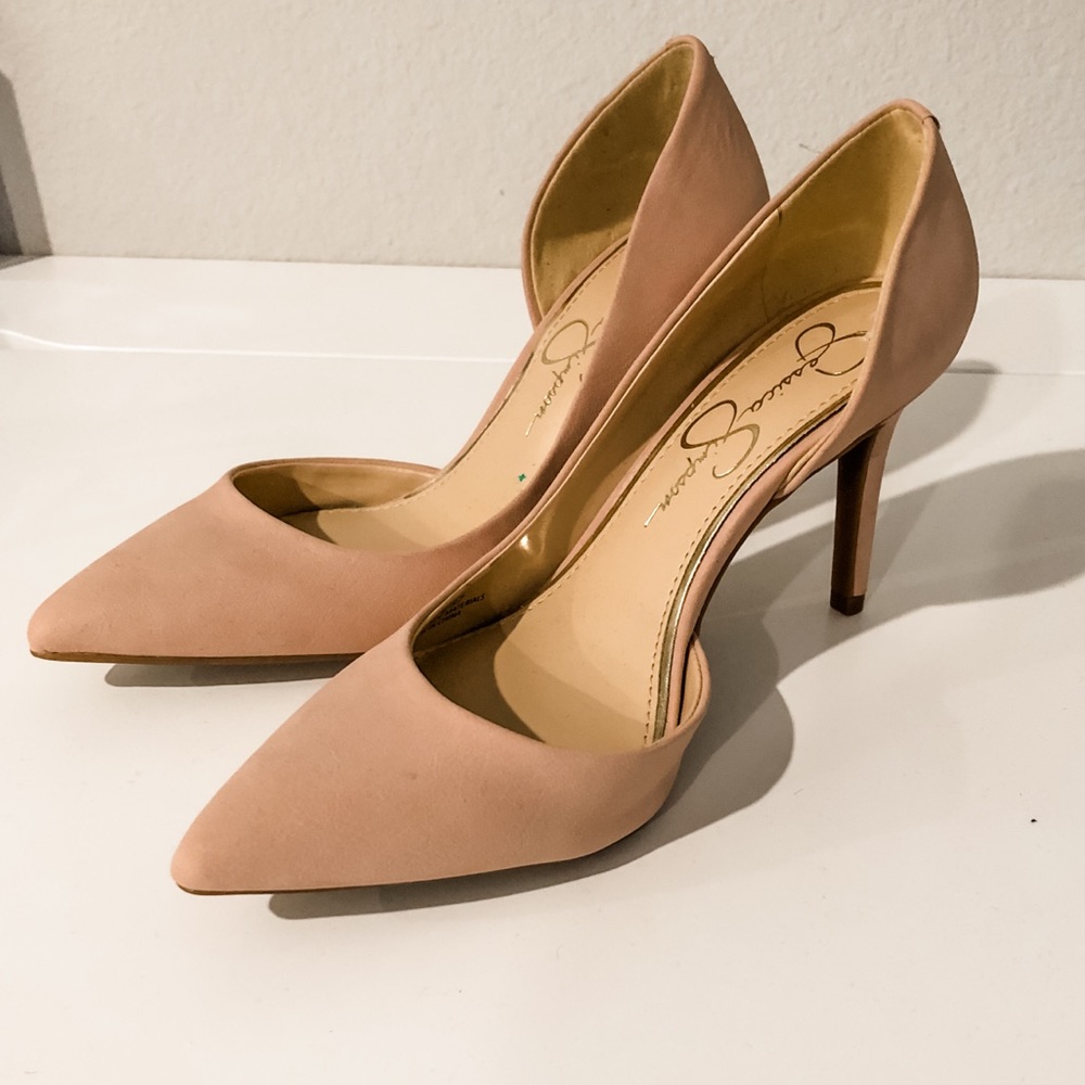JESSICA SIMPSON light pink heels